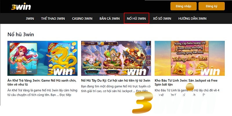 Nổ hũ 3win - Cơn sốt nổ hũ quay lại, cơ chế Jackpot hấp dẫn