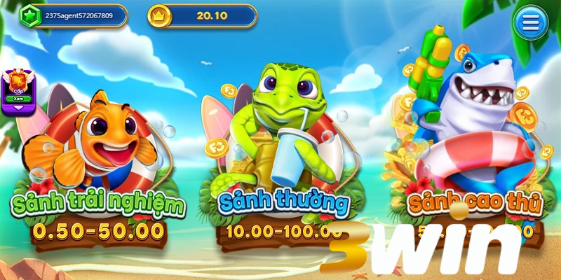 Bắn Cá đổi thưởng 3win: Đa dạng siêu phẩm, đổi thưởng khủng